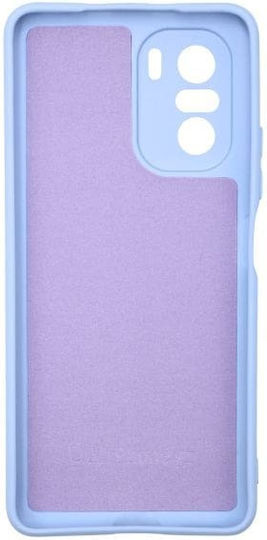Xiaomi Mi 11i K40 K40 Pro Poco F3 Silky Soft Touch Silicone Light Blue Camera Protection Cover