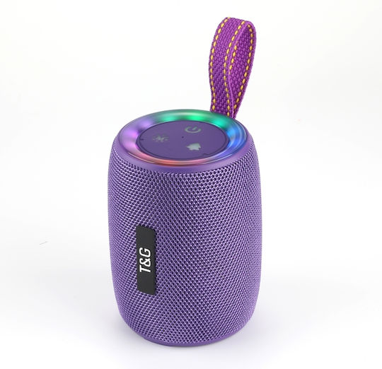 T&G Bluetooth Speaker 8W with Radio and Battery Life up to 2 hours Purple TG-434 TG434