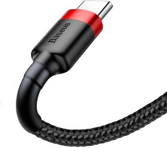 Baseus Cafule USB 2.0 Kabel USB-C männlich - USB-A 18W Schwarz 3m (CATKLF-U91)