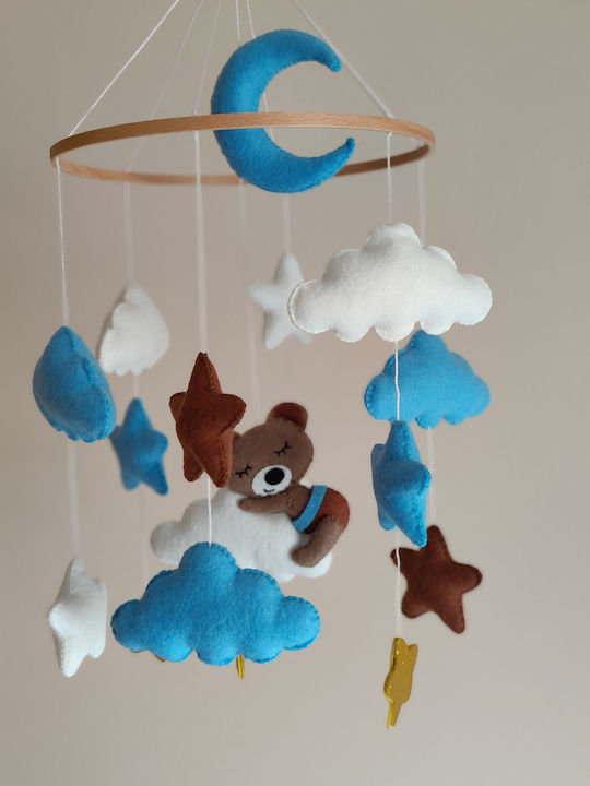 Pandaboo Kids Room Decorative Mobile Animals Light Blue