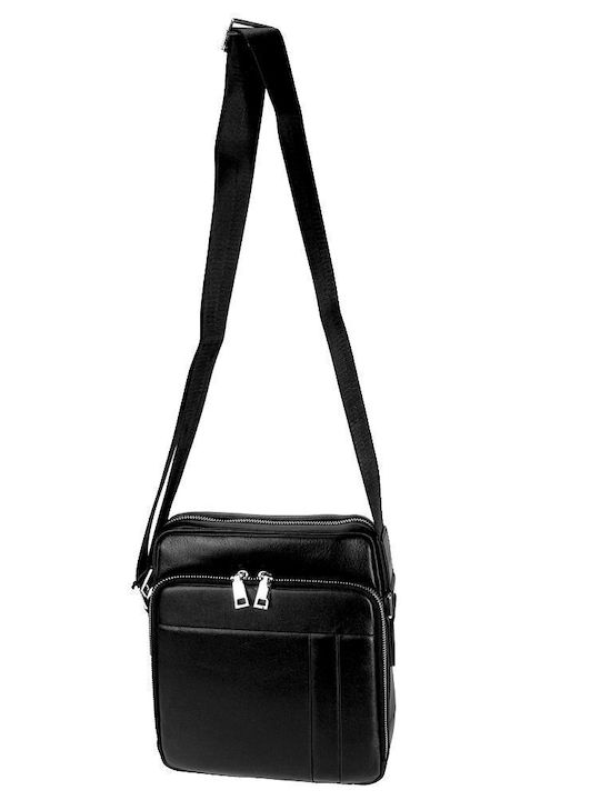 Leather Men's Bag Shoulder / Crossbody Black