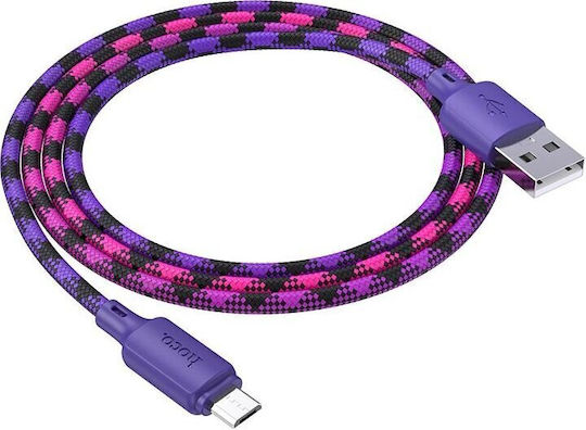 Regulär USB 2.0 auf Micro-USB-Kabel Lila 1m 1Stück