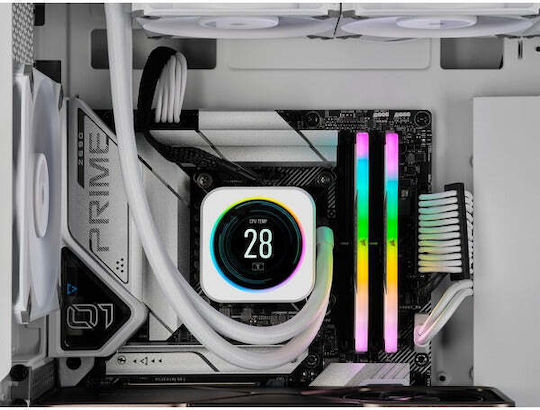 Corsair Vengeance DDR5 32GB RAM με 2x16GB Modules και Ταχύτητα 6200 για Desktop
