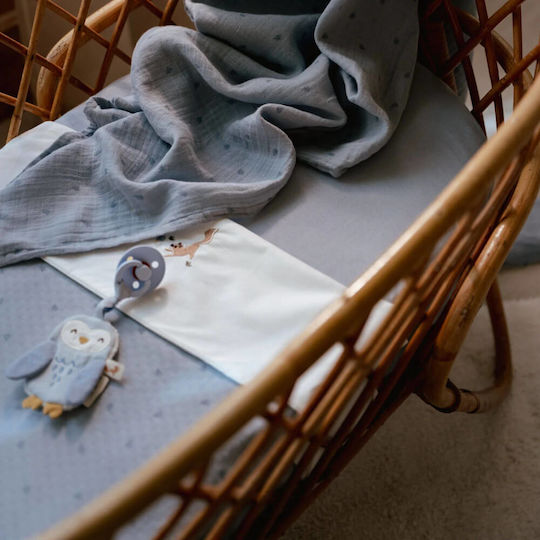 Little Dutch Blanket Cot Summer Pure Blue 110x140cm