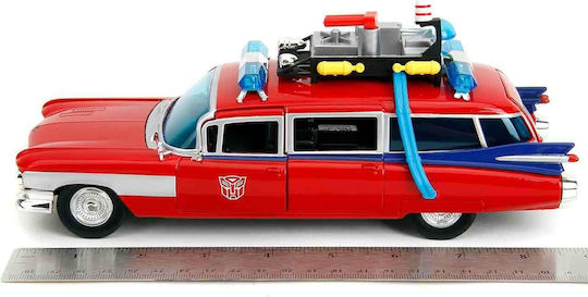 Ghostbusters Transformers Ecto-1 X Optimus Rrime Limited Edition 1:24 Die-cast Model