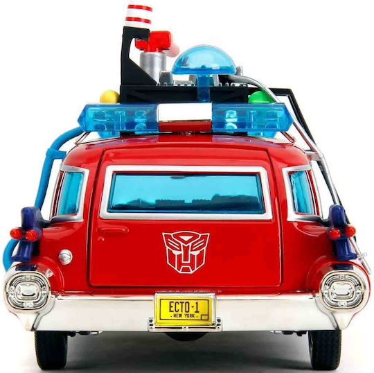 Ghostbusters Transformers Ecto-1 X Optimus Rrime Limited Edition 1:24 Die-cast Model