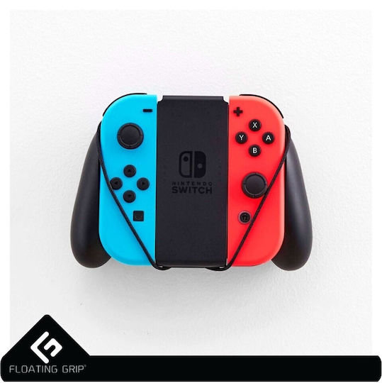 Floating Grip Smart Wall Mount Joy-Con Charging Station for 2 controllers Switch Black