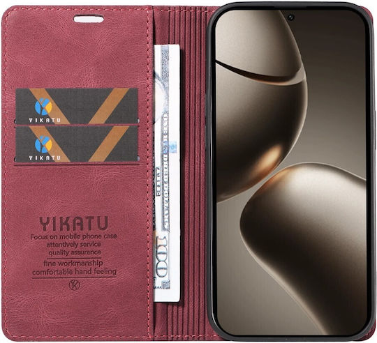 Yikatu Book Μπορντό (Xiaomi 15T Pro)