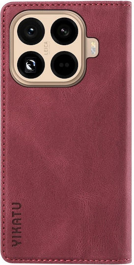 Yikatu Book Μπορντό (Xiaomi 15T Pro)