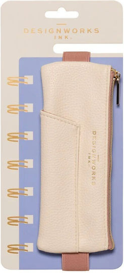 Designworks Federmäppchen Zylinder Braun