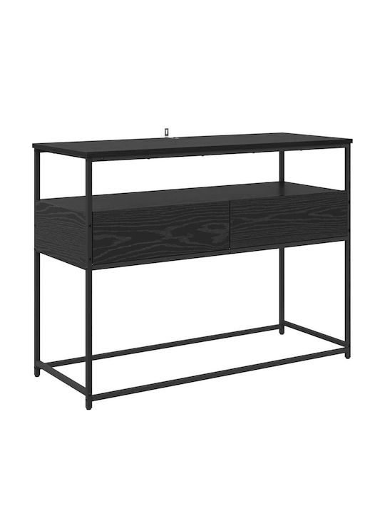Конзолна маса Метална Black Beech Д100xШ40xВ75cm