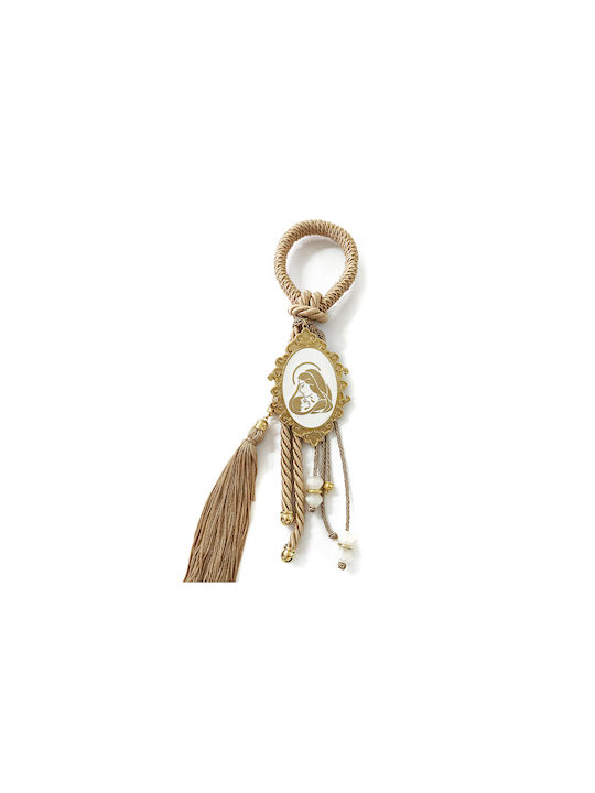 Tabletop Lucky Charm Beige made of Metal 41cm 1pcs