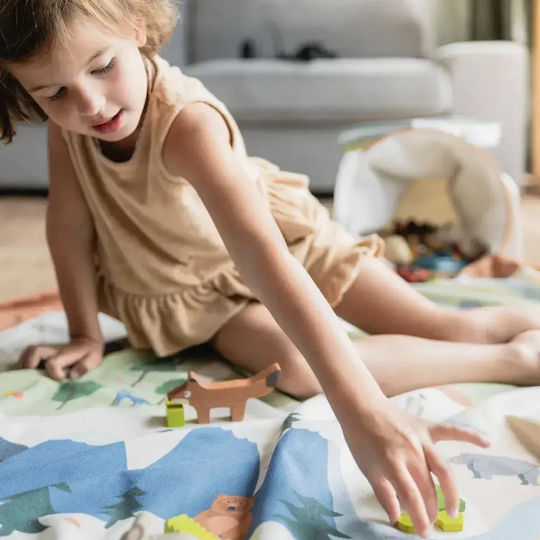 Play&go Χαλάκι Δραστηριοτήτων Μπεζ 140x40cm