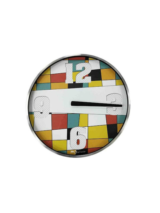 Wall Clock Multicolour Ø12cm
