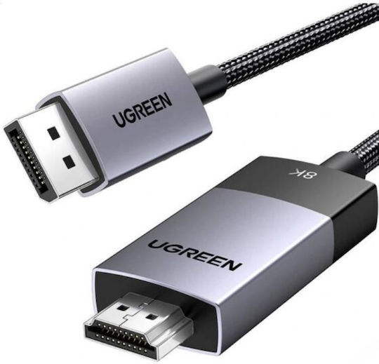 Ugreen DisplayPort-Kabel Männlich - DisplayPort-Männlich 1m Schwarz (15383)