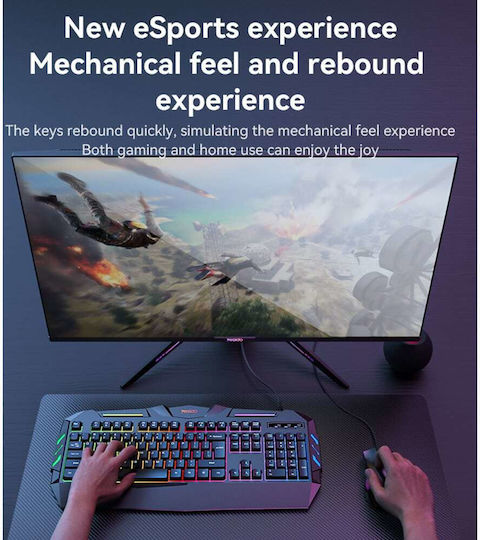 Yesido KB21 Gaming Mechanische Tastatur mit RGB-Beleuchtung (Englisch US)