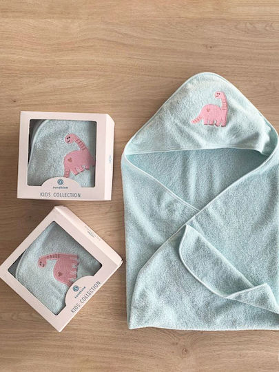 Sunshine Baby Hooded Towel Light Blue 75x75cm