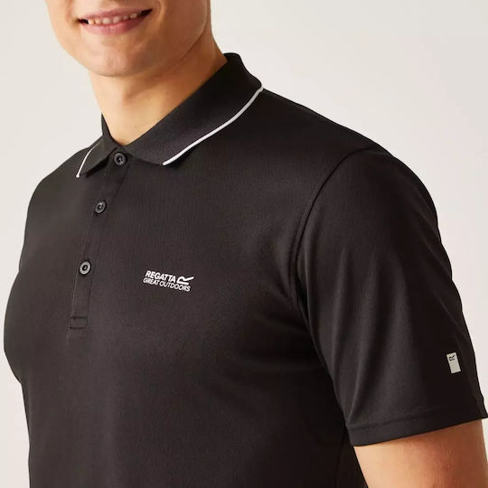 Μπλούζα Polo Maverik V Regatta Black Μαύρο