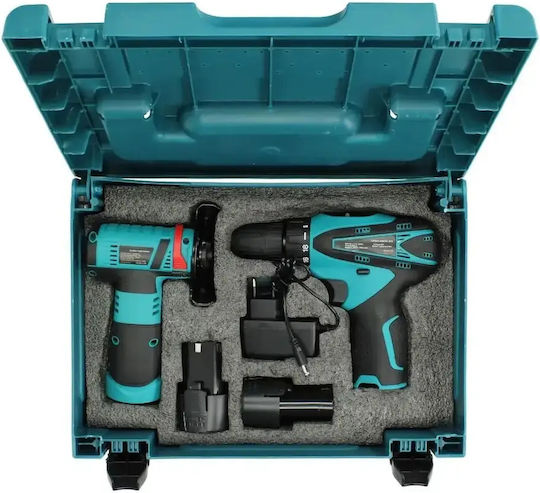 Σετ Γωνιακός Τροχός & Κατσαβίδι Brushless 48V με 2 Μπαταρίες και Θήκη