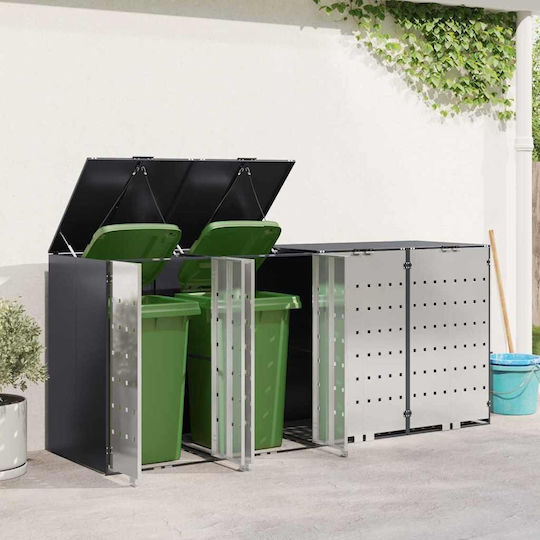 vidaXL Waste bin frame