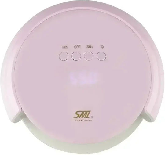 SML S3 Лампа за изпичане на нокти UV / LED 48W Розов