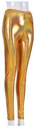 Gold Foil Leggings