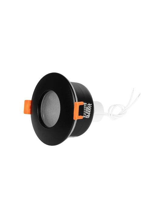 kelvo Metallic Frame for Spot GU10 Black 8.5x8.5cm. 1pcs