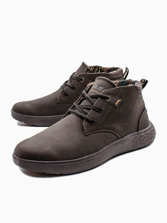 Leather Brown Men's Boots