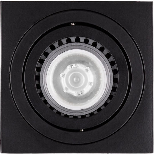 kelvo Akira Spot with Socket GU10 in Black Color