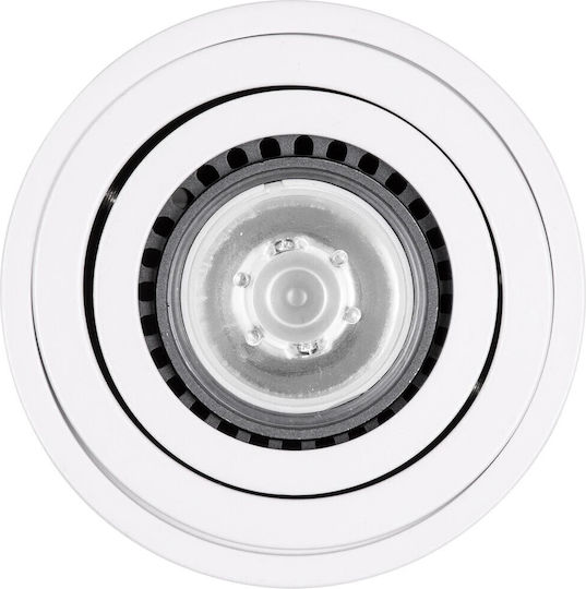 kelvo Akira Spot with Socket GU10 in White Color