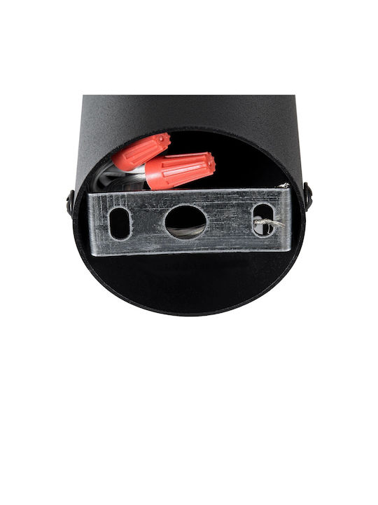 kelvo Duct Spot with Socket GU10 in Black Color