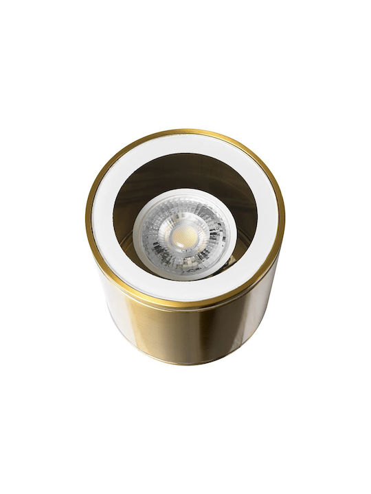 kelvo Maretti Spot with 10 Lights and with Socket GU10 in Gold Color