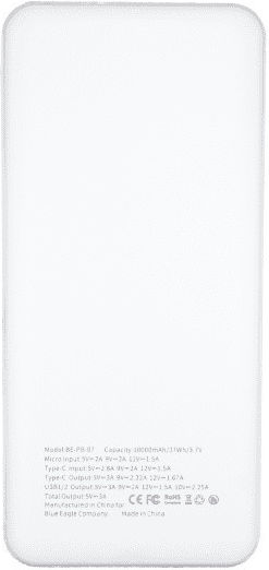Blue Eagle Be-pb-08 Power Bank 20000mah White