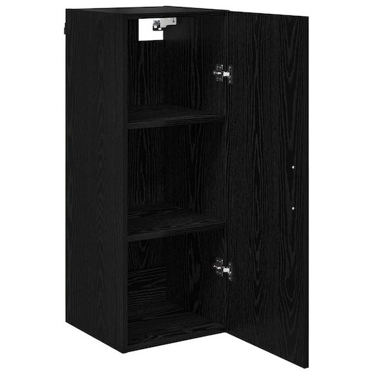 vidaXL Badezimmerschrank B34.5xT34xH90cm Schwarz
