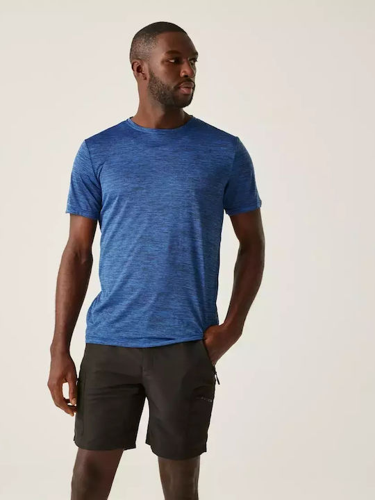 Sportliches Kurzarmbluse Olympian Blue