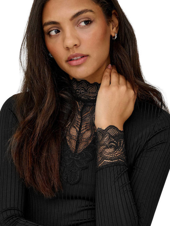 Women's Blouse Long Sleeve Black