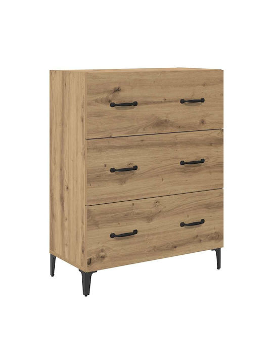 Comoda pentru Dormitor Stejar artizanal 69.5x34x90buc