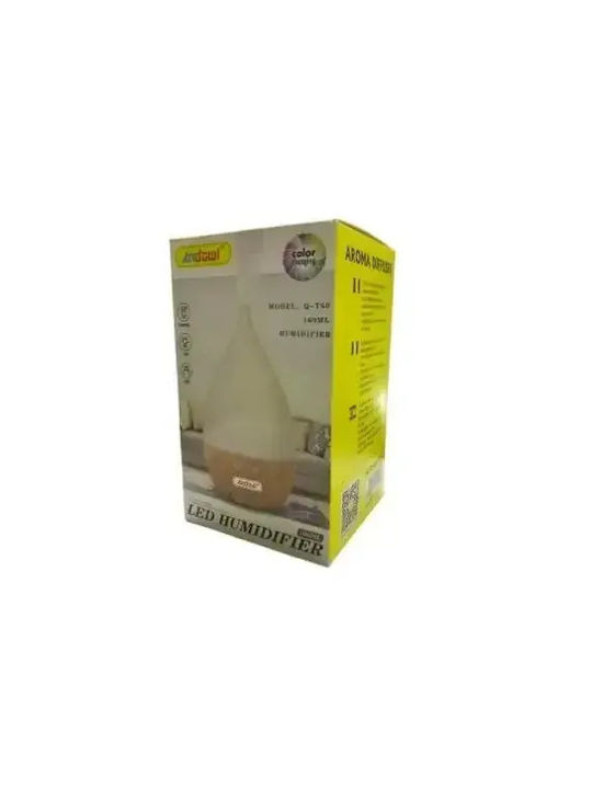 Andowl LED Aromatherapie-Diffusor Ultraschall Weiß 160ml Q-T160