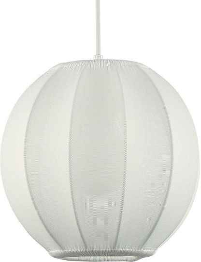 Eko Light Κρεμαστό Φωτιστικό Λευκό με Ντουί E27