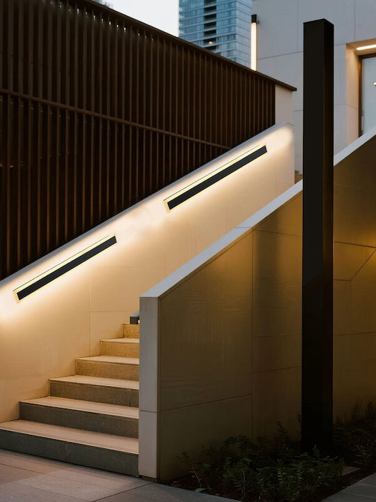 Vevor Επιτοίχιο Γραμμικό Φωτιστικό LED IP65 8W με Θερμό Λευκό Φως Διπλής Δέσμης 80x8x5εκ.