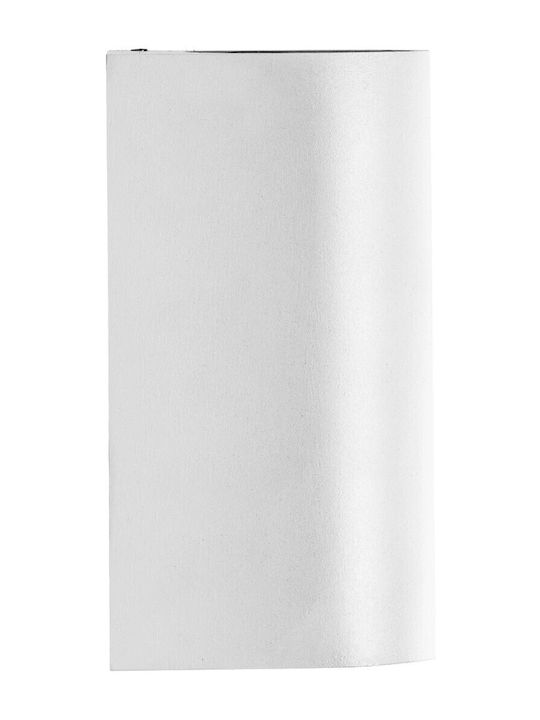 kelvo Murano Επιτοίχιο Εξωτερικό Φωτιστικό GU10 IP65 8x8x15εκ.