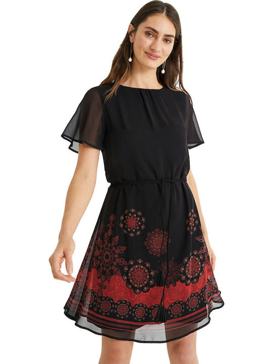 Tampa Summer Mini Dress Black