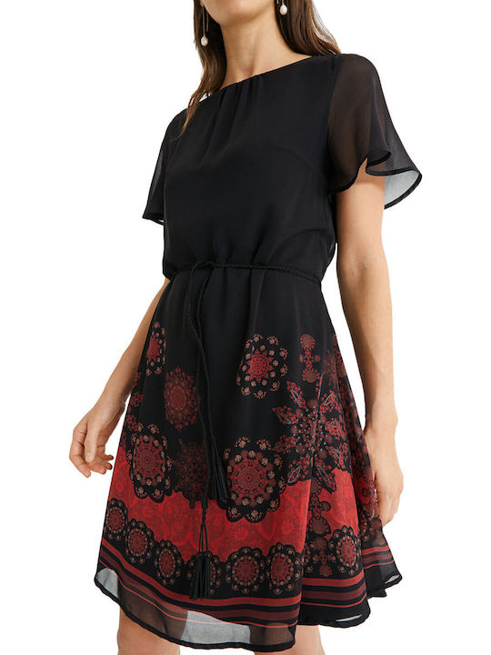 Tampa Summer Mini Dress Black