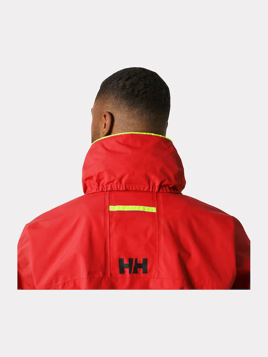Pier Jacke Wasserdicht Alert Red