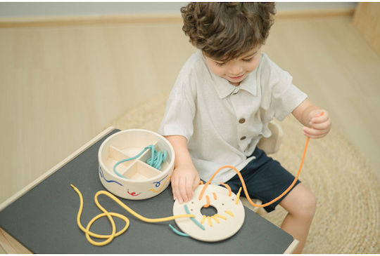 Plan Toys Lacing Toy made of Wood for 36++ Months
