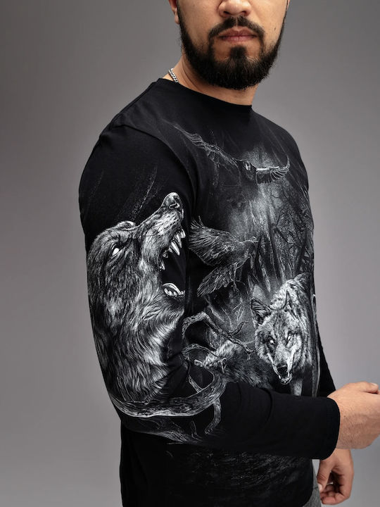 Long Sleeve Wolfs Blouse