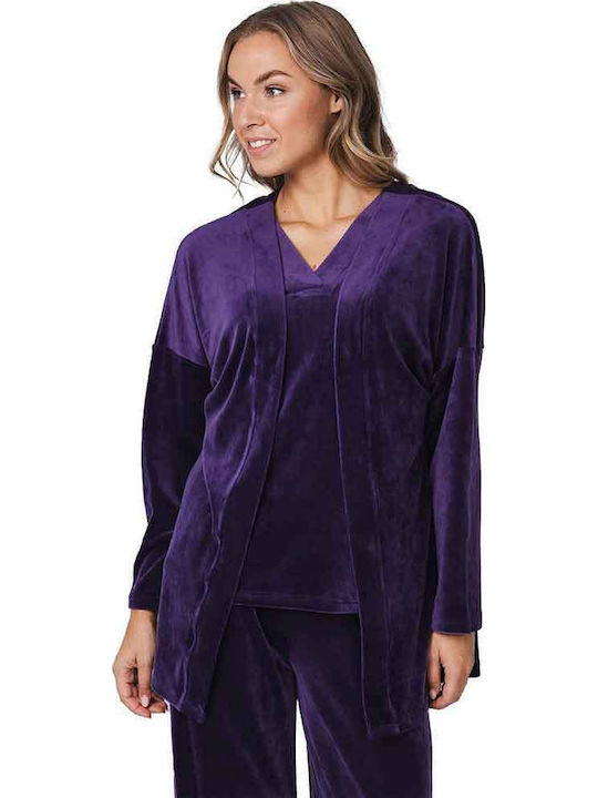 Pastunette Winter Damen Pyjama-Set Dark