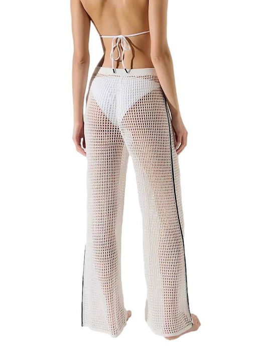 Karl Lagerfeld Damen Hosen Strand in Weiß Farbe