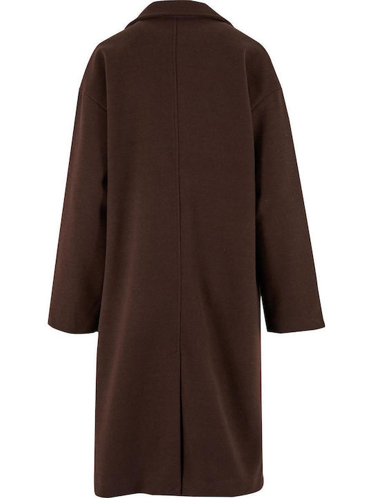 Дамско Warm Brown Палто Oversized