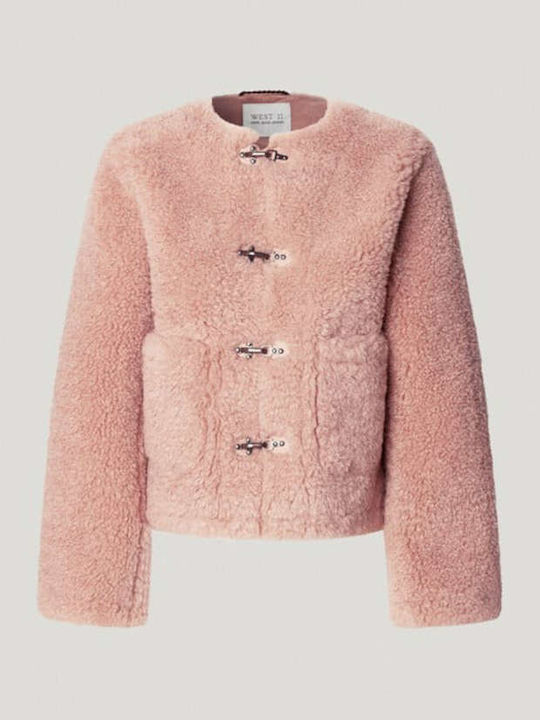 Women's Short Fur Pink